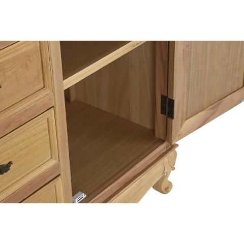 Kredens DKD Home Decor Naturalny 124,5 x 39 x 201,8 cm Jodła Aluminium Drewno MDF Kredens DKD Home Decor Naturalny 124,5 x 39 x 201,8 cm Jodła Aluminium Drewno MDF