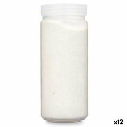 Decorative sand Biały 700 g (12 Sztuk)