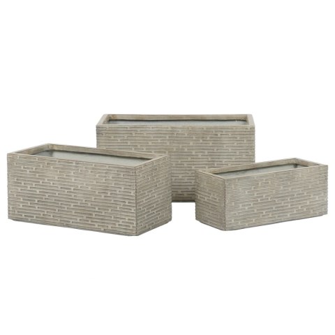 Donica Balkonowa Home ESPRIT Beżowy Włókno szklane Magnez 74,5 x 37,5 x 37,5 cm Donica Balkonowa Home ESPRIT Beżowy Włókno szklane Magnez 74,5 x 37,5 x 37,5 cm