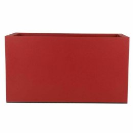 Doniczka Riviera 80 x 40 cm Czerwony Plastikowy Kwadratowy