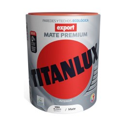 Farba winylowa Titanlux Export f31110034 Sufit Ściana Zmywalny Biały 750 ml Matowy