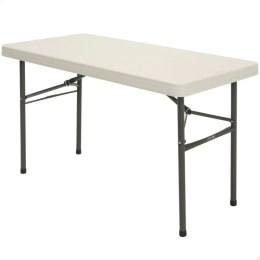 Składany stolik Lifetime Krem 122 x 74 x 61 cm Stal Plastikowy