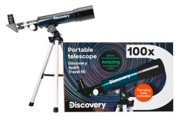 (PL) Teleskop Levenhuk Discovery Spark Travel 50 z książką