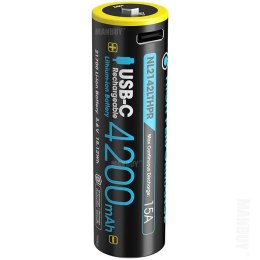 BATTERY RECH. 21700 4200MAH/USB-C NL2142LTHPR NITECORE