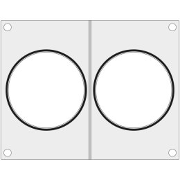 Matryca forma do zgrzewarki Hendi na dwa pojemniki na zupę śr. 115 mm - Hendi 805633