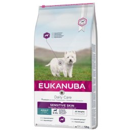 Karma Eukanuba Daily Care Sensitive Skin Dorosły Ryba 12 kg