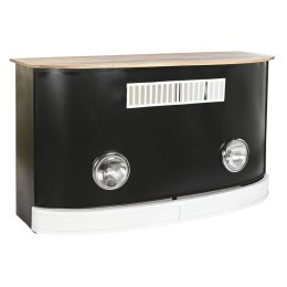 Meble Pomocnicze DKD Home Decor BAR Biały Brązowy Czarny Aluminium Żelazo Drewno mango 157 x 52 x 90 cm