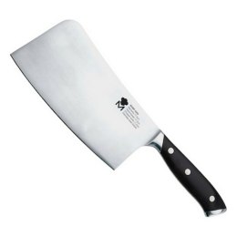 Tasak Kuchenny Masterpro BGMP-4304 17,5 cm Czarny Stal nierdzewna Stal nierdzewna/Drewno