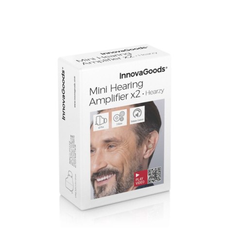 Douszny wzmacniacz dźwięku z akcesoriami Hearzy InnovaGoods 2 Sztuk Douszny wzmacniacz dźwięku z akcesoriami Hearzy InnovaGoods 2 Sztuk