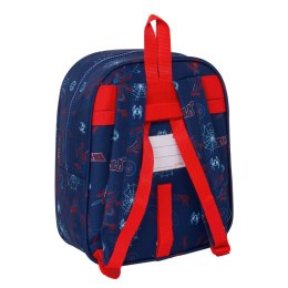 Plecak dziecięcy Spider-Man Neon Granatowy 22 x 27 x 10 cm