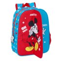 Plecak szkolny Mickey Mouse Clubhouse Fantastic Niebieski Czerwony 26 x 34 x 11 cm