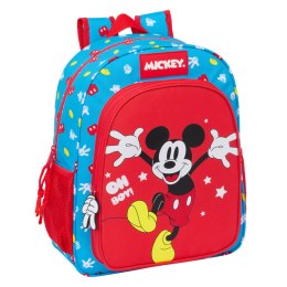 Plecak szkolny Mickey Mouse Clubhouse Fantastic Niebieski Czerwony 32 X 38 X 12 cm