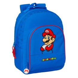 Plecak szkolny Super Mario Play Niebieski Czerwony 32 x 42 x 15 cm
