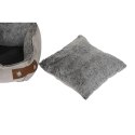 Łóżko dla zwierząt domowych DKD Home Decor Brązowy Beżowy Granatowy 60 x 60 x 20 cm