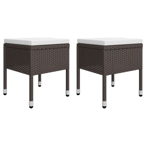 5-częściowy zestaw mebli ogrodowych, brązowy