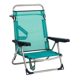 Fotel plażowy Alco Aluminium Wielopozycyjna Składany Kolor Zielony 62 x 82 x 65 cm (62 x 82 x 65 cm)