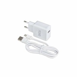 Ładowarka Ścienna + Kabel USB A na USB C DCU 66826 Biały (1 m)