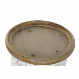 Stolik DKD Home Decor Jodła Naturalny Metal Biały 30 x 40 cm Drewno MDF 43 x 43 x 57 cm