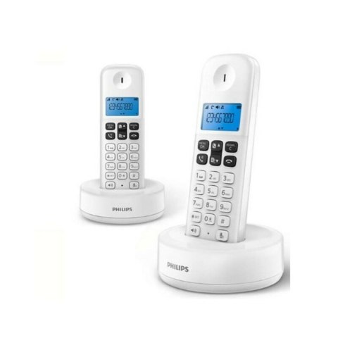 Telefon Bezprzewodowy Philips D1612W/34 1,6" 300 mAh GAP (2 pcs) Biały