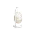 Fotel wiszący ogrodowy DKD Home Decor Biały Metal Aluminium rattan syntetyczny 94 x 100 x 196 cm