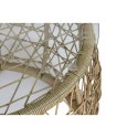 Zestaw Stół i 3 Krzesła DKD Home Decor Biały 137 x 73,5 x 66,5 cm rattan syntetyczny Stal