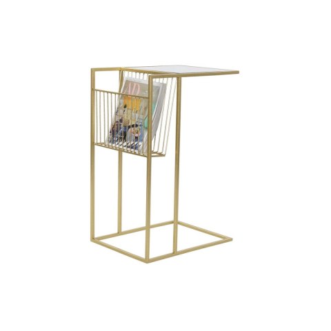 Półka na czasopisma DKD Home Decor Złoty Metal Lustro 48 x 35 x 71 cm Półka na czasopisma DKD Home Decor Złoty Metal Lustro 48 x 35 x 71 cm