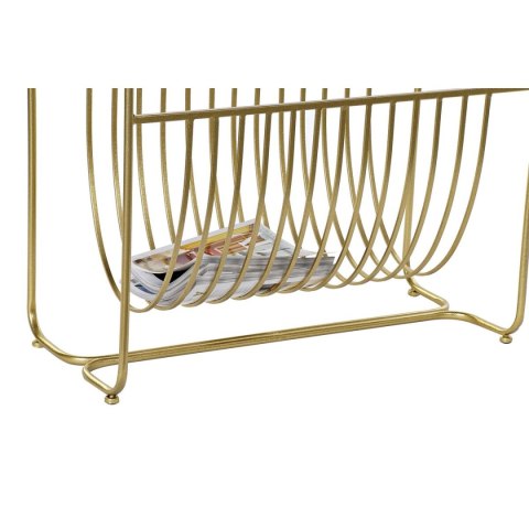 Półka na czasopisma DKD Home Decor Lustro Złoty Metal (76 x 35 x 83 cm) Półka na czasopisma DKD Home Decor Lustro Złoty Metal (76 x 35 x 83 cm)