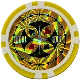 Zestaw do pokera 300 szt żetonów BLACK EDITION 1 - 1000