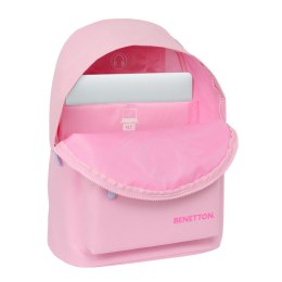 Plecak na Laptopa Benetton Pink Różowy 31 x 41 x 16 cm