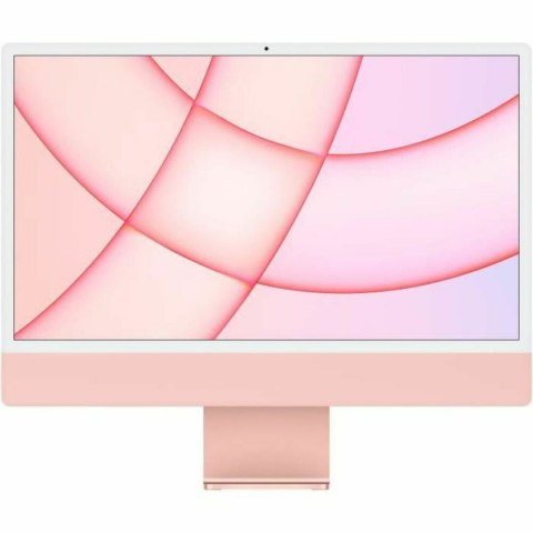 All in One Apple iMac 4.5K (2021) 24" M1 8 GB RAM 512 GB Różowy Azerty Francuski