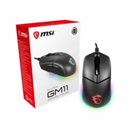 Myszka do Gry MSI Clutch GM11 Z kablem Czarny Światła