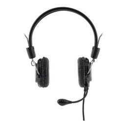 Słuchawki z Mikrofonem Bluestork MC-201 Czarny/Srebrzysty