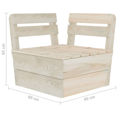 Ogrodowa sofa 2-osobowa z palet, impregnowane drewno świerkowe Ogrodowa sofa 2-osobowa z palet, impregnowane drewno świerkowe