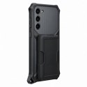 Etui pancerny pokrowiec z podstawką Samsung Galaxy S23+ Rugged Gadget Case szare