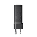 Szybka ładowarka sieciowa GaN 140W 3x USB-C USB-A + kabel USB-C 240W 1.2m czarna