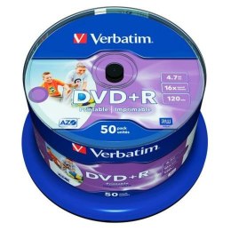 DVD-R Verbatim 50 Sztuk 4,7 GB 16x (50 Sztuk)