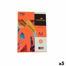 Papier do Drukarki Fabrisa Paperline A4 500 Kartki Pomarańczowy (5 Sztuk)