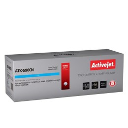 Toner Kompatybilny Activejet ATK-590CN Turkusowy