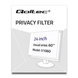 Filtr prywatności na monitor Qoltec 51060