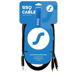 Kabel Audio Jack do 2 RCA Sound station quality (SSQ) SS-1423