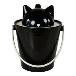 Wiadro z pojemnikiem United Pets Czarny Kot