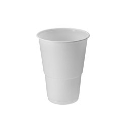 Zestaw szklanek wielokrotnego użytku Algon Plastikowy Biały 15 Części 330 ml (24 Sztuk)