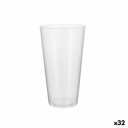 Zestaw szklanek wielokrotnego użytku Algon Plastikowy Przezroczysty 10 Części 450 ml (32 Sztuk)