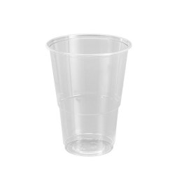 Zestaw szklanek wielokrotnego użytku Algon Plastikowy Przezroczysty 12 Części 500 ml (18 Sztuk)