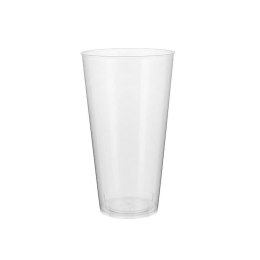 Zestaw szklanek wielokrotnego użytku Algon Plastikowy Przezroczysty 4 Części 450 ml (64 Sztuk)