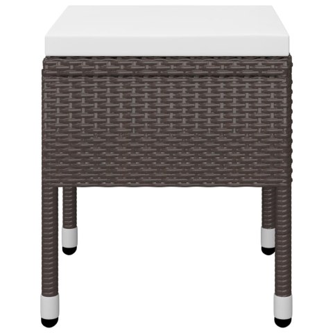 5-częściowy zestaw mebli ogrodowych, brązowy