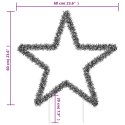 Świąteczna gwiazda na szpikulcach, 80 LED, 60 cm