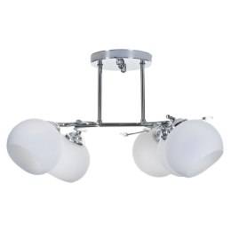 Lampa Sufitowa Activejet AJE-IRMA 5P Biały Czarny Srebrzysty Metal 40 W 50,9 x 28 x 46 cm