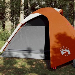 Namiot, 2-os., szaro-pomarańczowy, 264x210x125 cm, tafta 185T