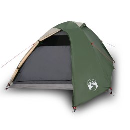 Namiot kempingowy, 2-os., zielony, 264x210x125 cm, tafta 185T